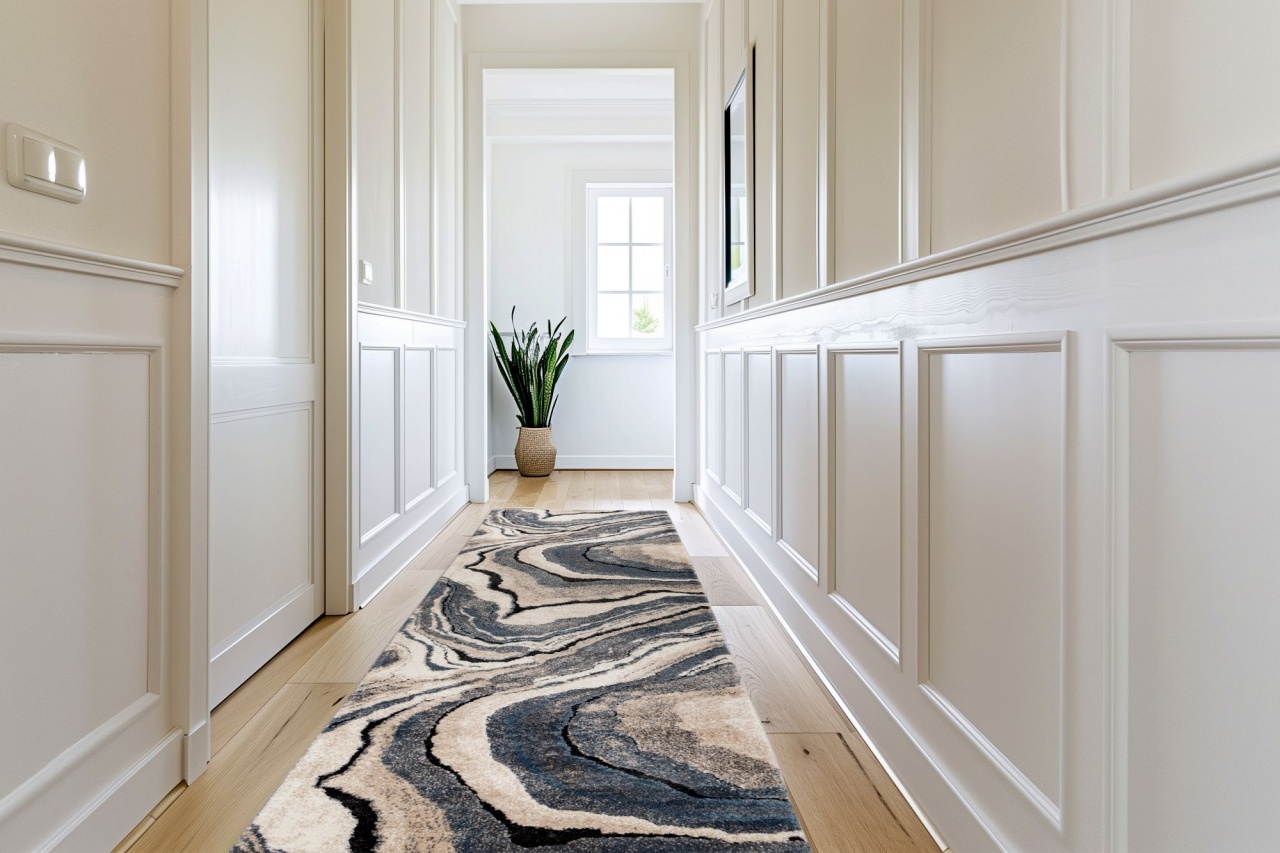 Covor traversa Bologna Albastru 80x300 cm - 2 | YEO
