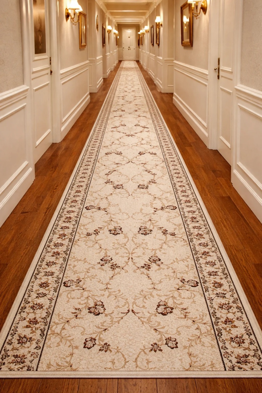 Covor Traversa, Lotos, Bej, 120x300 cm, Delta 523