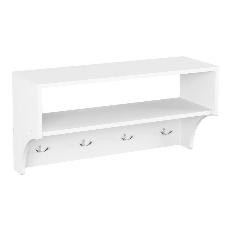 Cuier Crosta Alb 80x28x40 cm