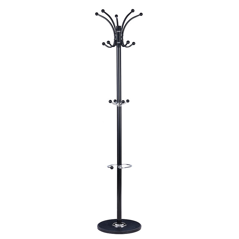 Cuier haine tip pom Nicolo metal negru D37x175cm