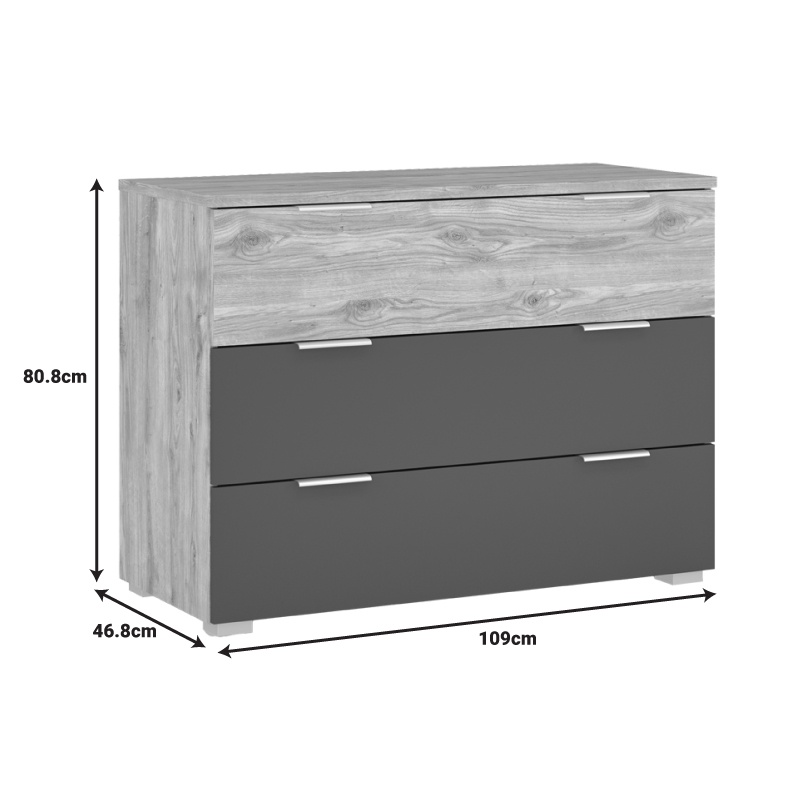 Dulap cu setare Kantri Pako World Sonoma 109x46.8x80.8cm