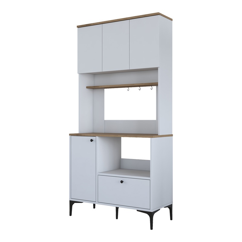 Dulap de bucatarie Bender Alb 90.2x40x184.2 cm