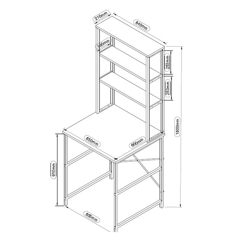 Dulap de rufe Kylie, Pako World, Antracit, 60x60x180 cm
