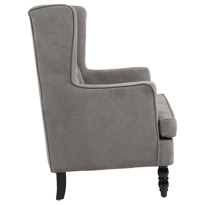 Fotoliu material textil Efficient gri - negru 72x97x100cm - 2 | YEO