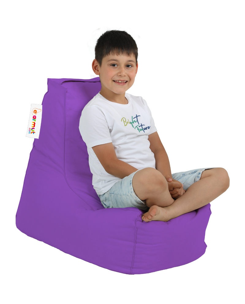 Fotoliu puf de gradina Bingo Kid Violet 40x65x25 cm - 4 | YEO