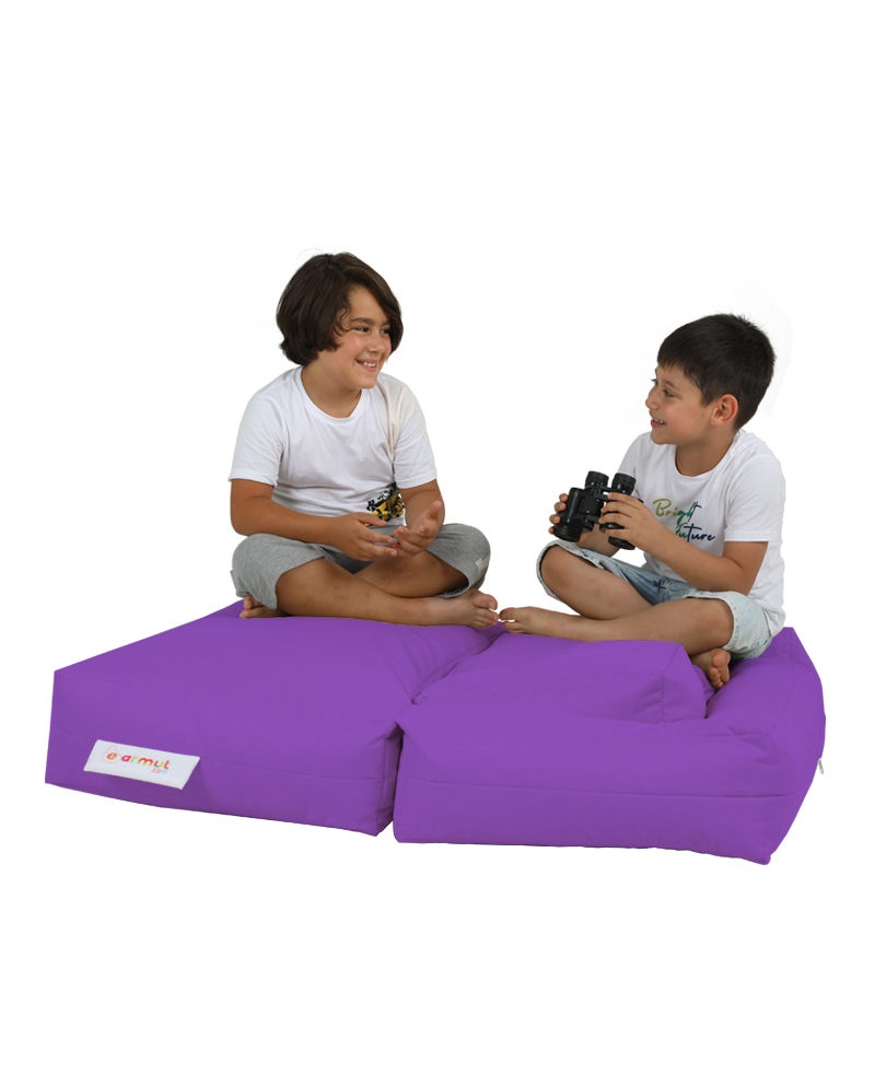 Fotoliu puf de gradina Kids Violet 50x35x40 cm - 4 | YEO