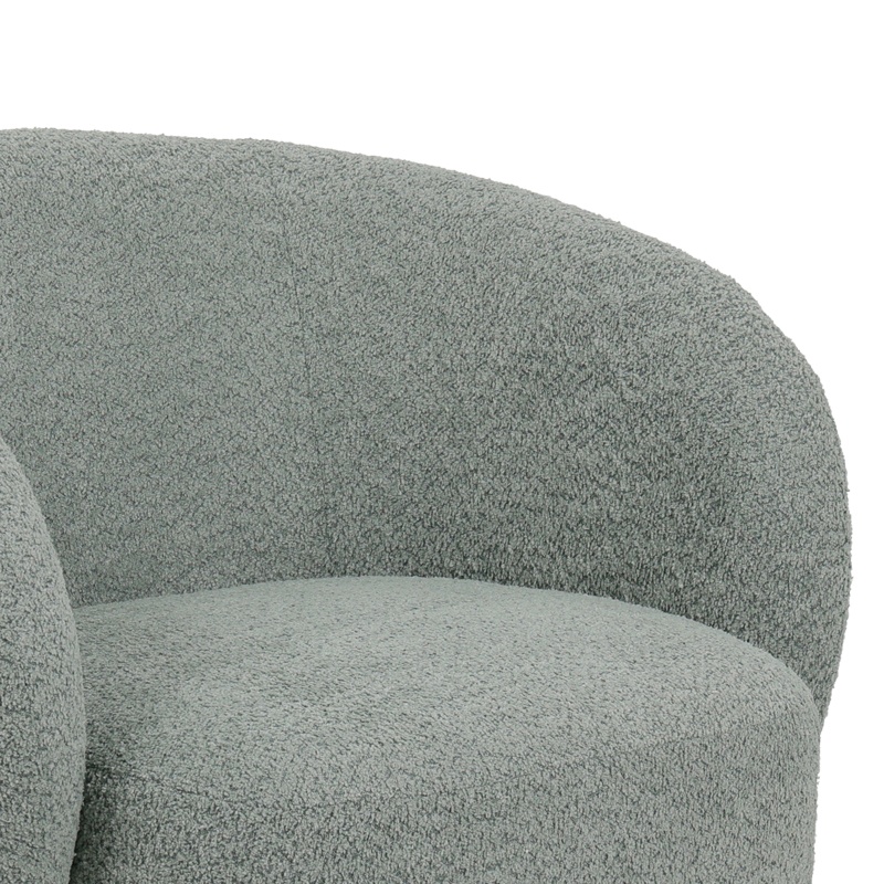 Fotoliu rotativ Kreslo, Pako World, Textil, Verde deschis, 78x81x77 cm - 1 | YEO