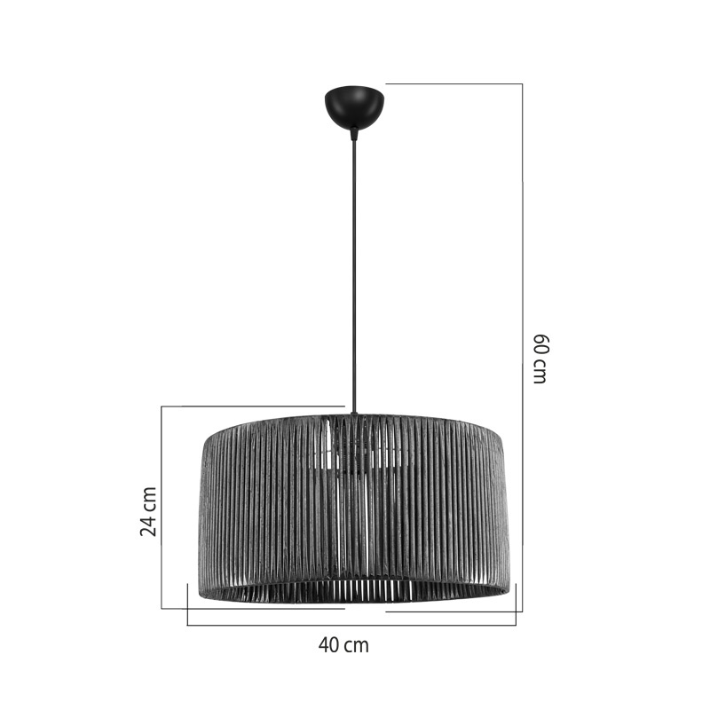 Lampa Lambu, Pako World, E27, Maro, 40x40x20 cm