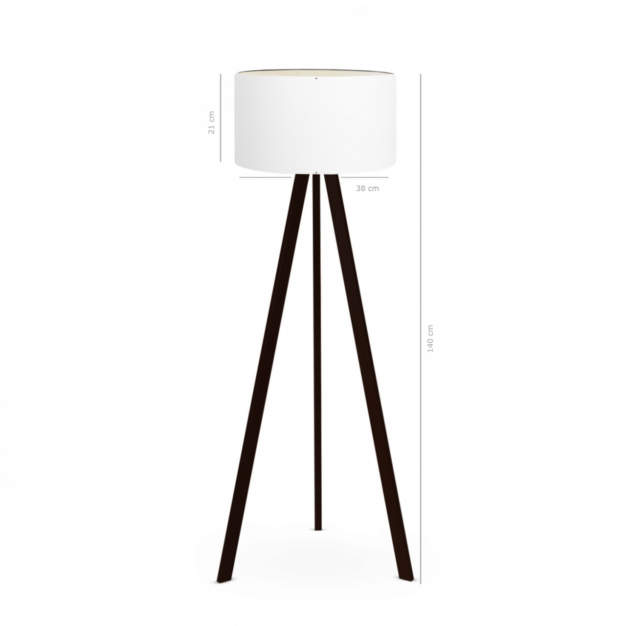 Lampadar AYD-2800 Alb 21x38x140 cm