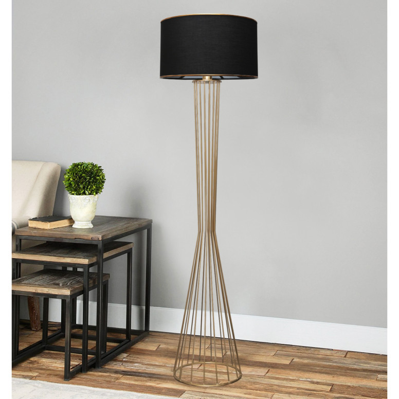 Lampadar AYD-3078 NegruAuriu