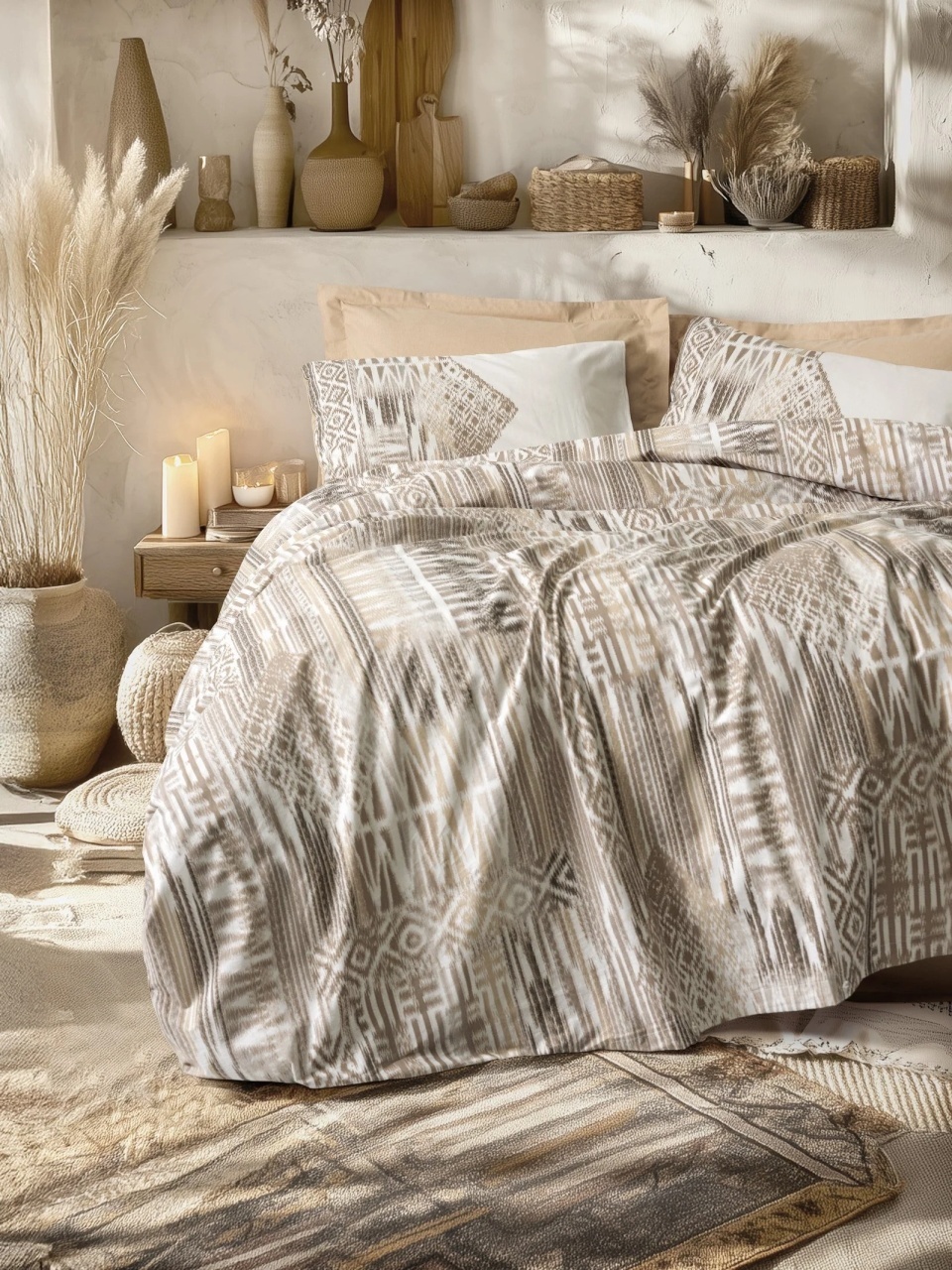 Lenjerie Amara Caramel (Bumbac 100%)