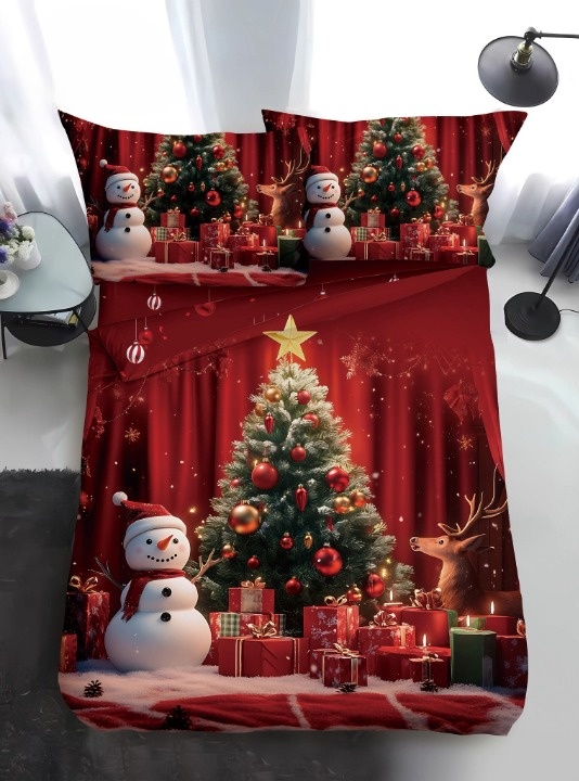 Lenjerie Craciun pentru 1 persoana Xmas V80 (Finet)