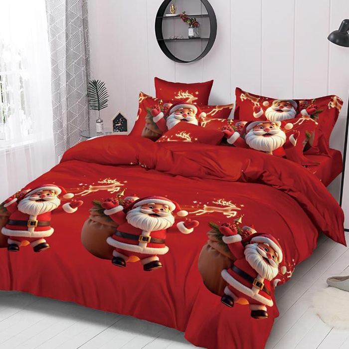 Lenjerie Craciun Winter V19 6 Piese (Finet)