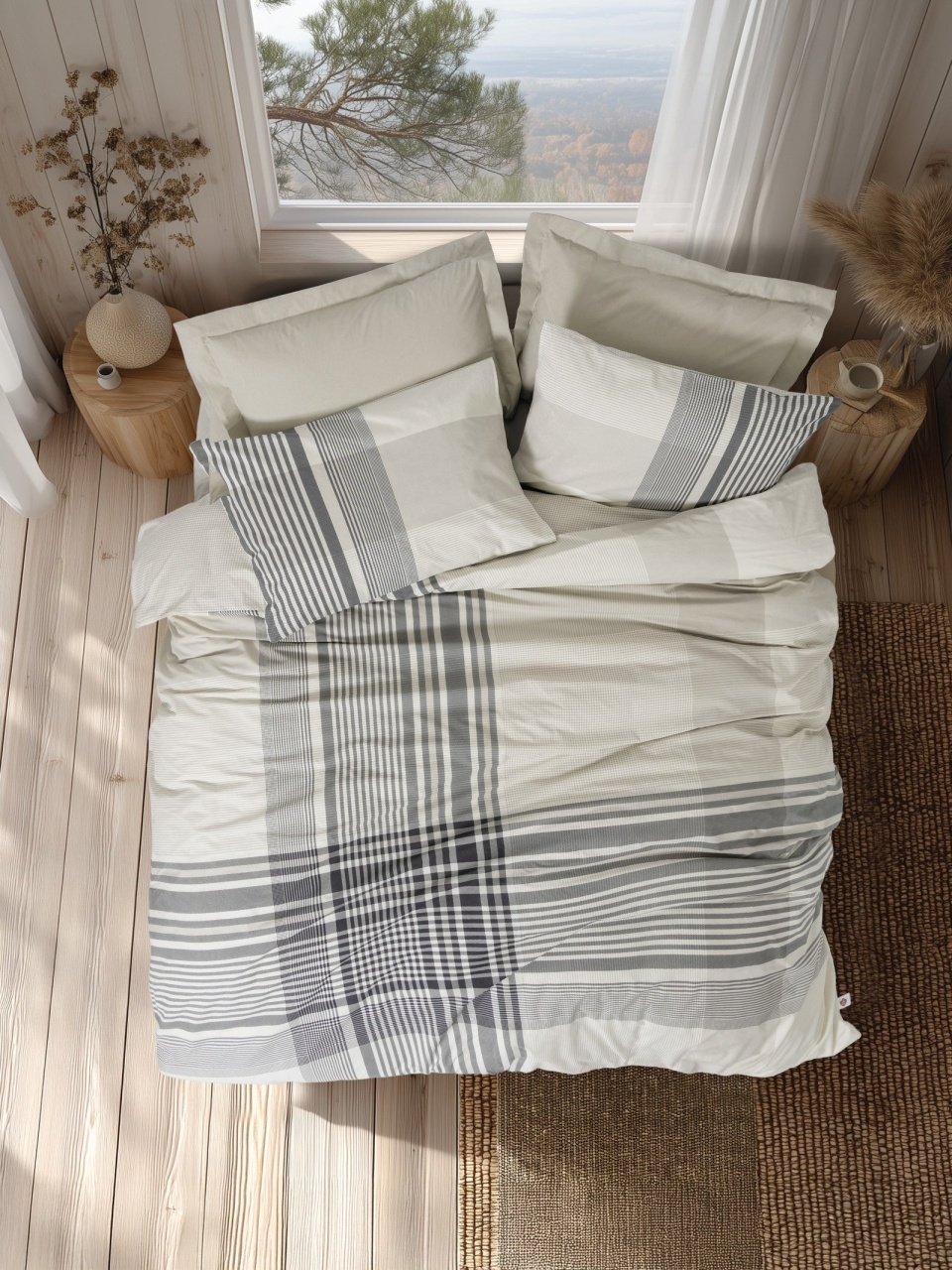 Lenjerie Soren Bej (Bumbac 100%)