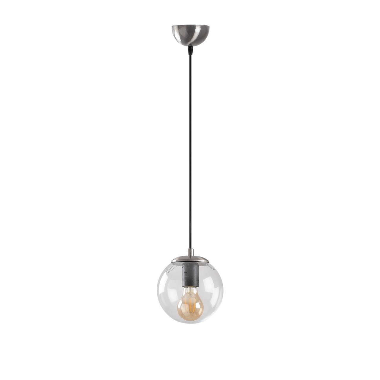 Lustra Efe Argintiu 15x15x110 cm - 3 | YEO