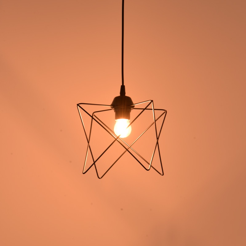 Lustra Langit Negru 18x18x65 cm