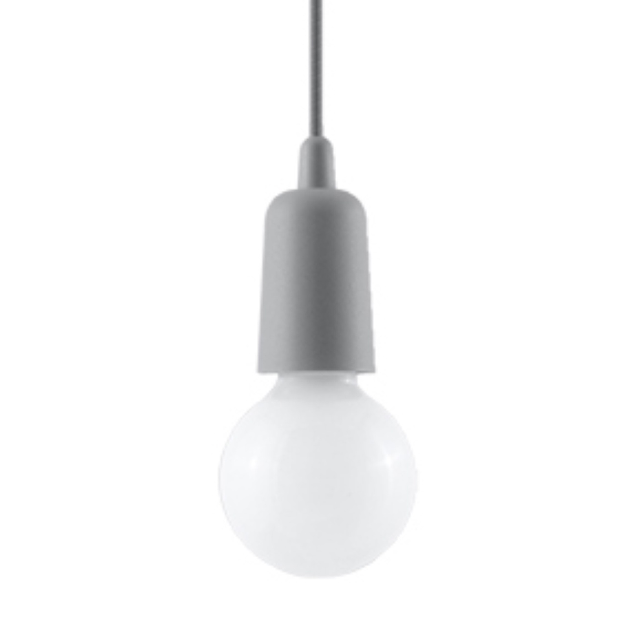 Lustra suspendata Diego Gri 9x9x90 cm
