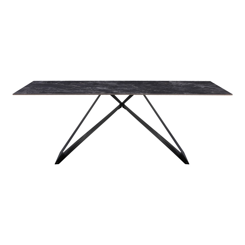 Masa de bucatarie Meja, Pako World, Negru, 200x100x76 cm - 1 | YEO