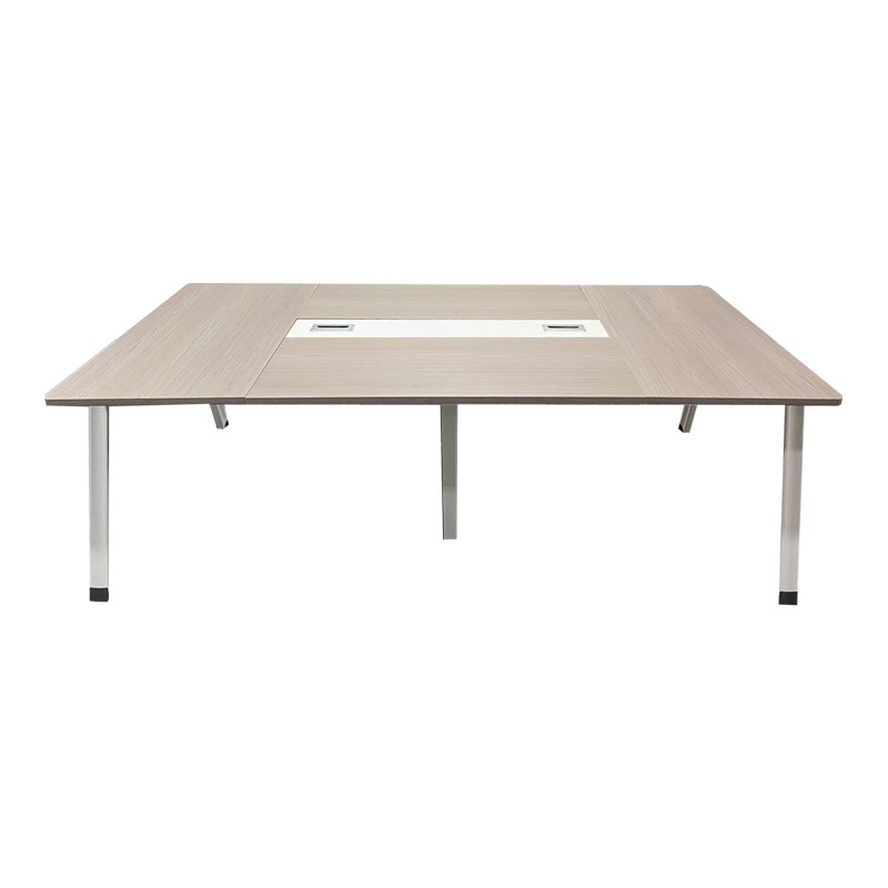 Masa de conferinta Armadi, Pako World, Gri-Alb, 240x120x75 cm - 1 | YEO