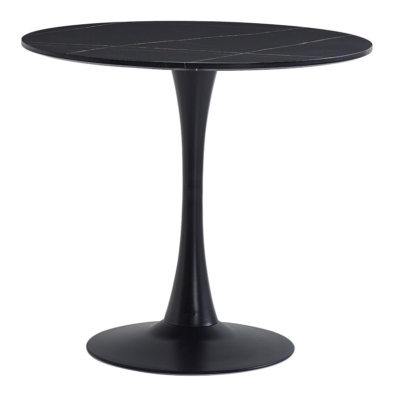 Masa dining Balou II, Pako World, MDF, Negru, 80x80x75 cm