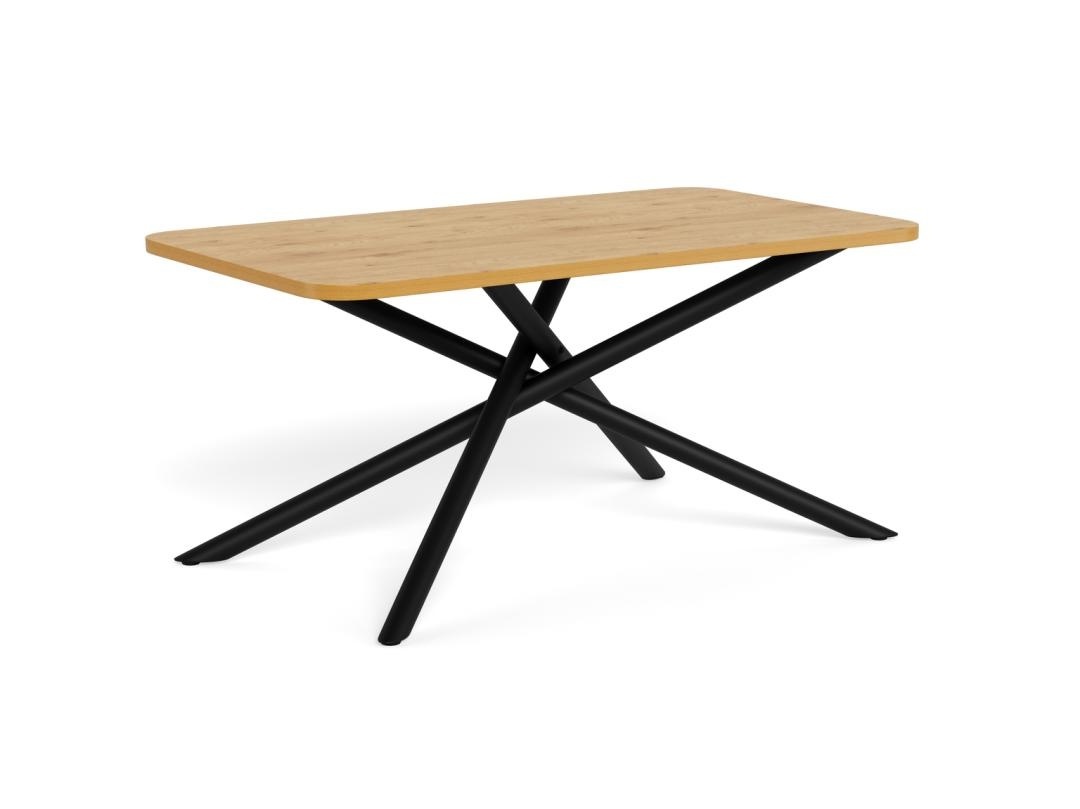 Masa dining Levanto, Natural, 75x160x90 cm - Imagine 2