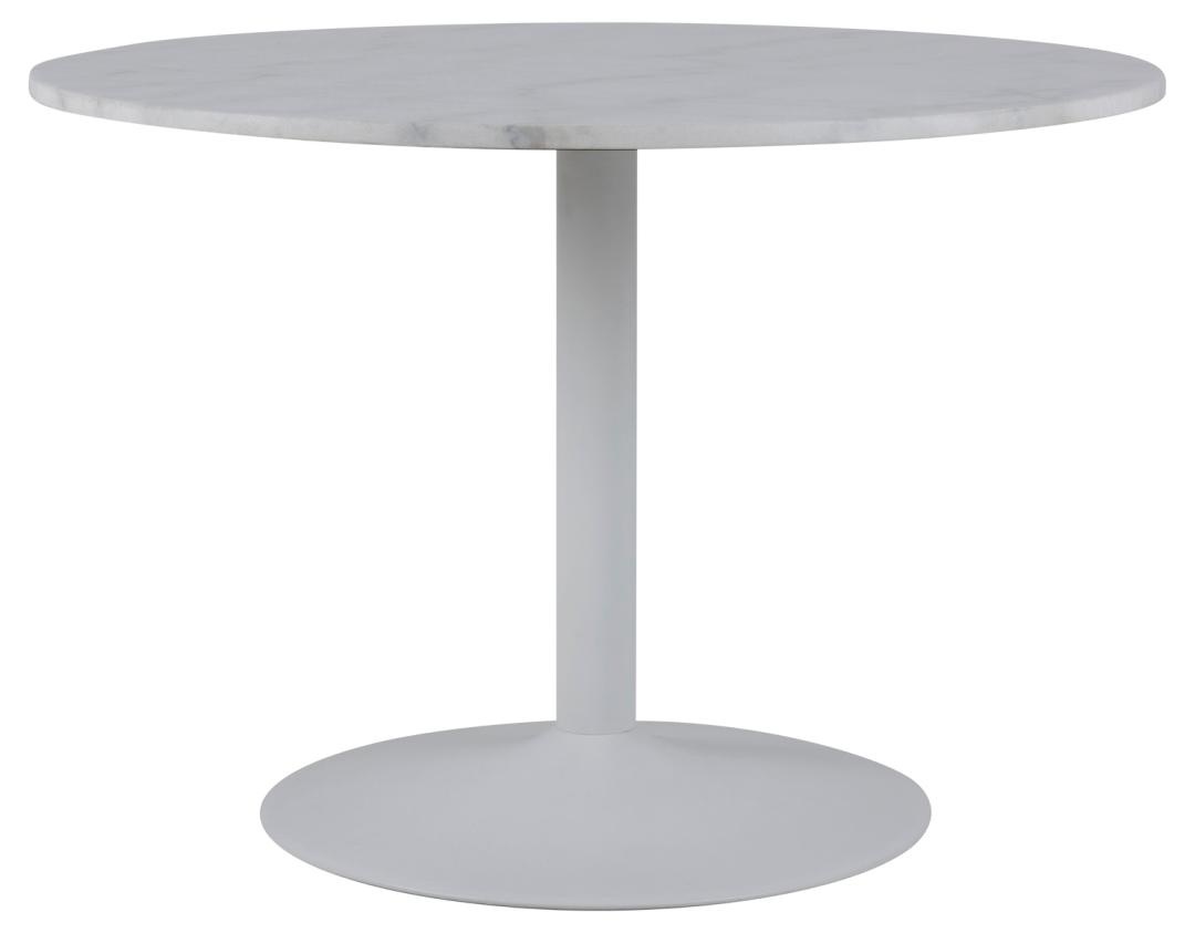 Masa dining Tarifa, Alb, 75x110x110 cm - Imagine 5