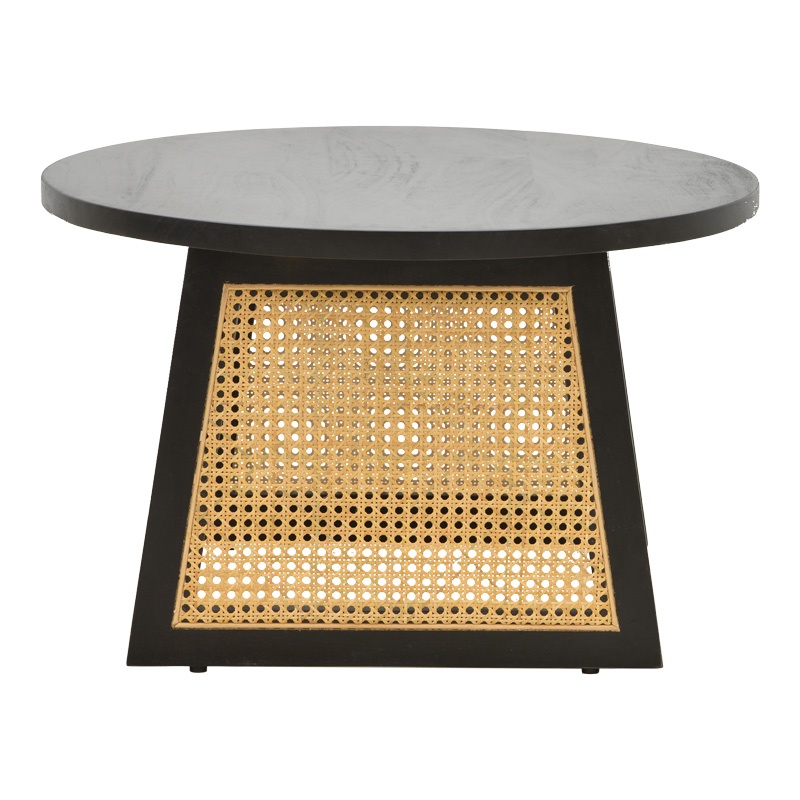 Masa Ramarind, Pako World, Lemn de mango, Negru, 65x65x40 cm - 3 | YEO