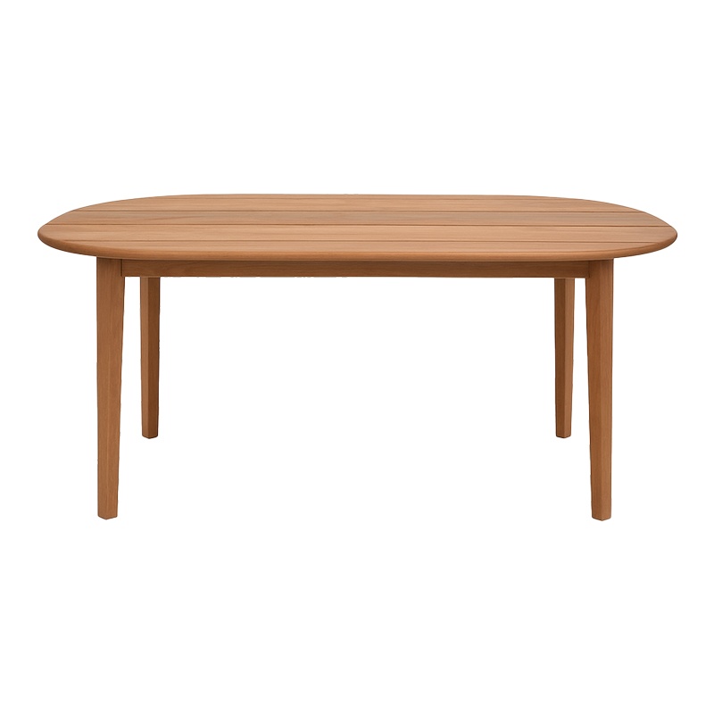 Masa Skyl Boho, Pako World, Lemn de tec, Natural, 190x90x75 cm