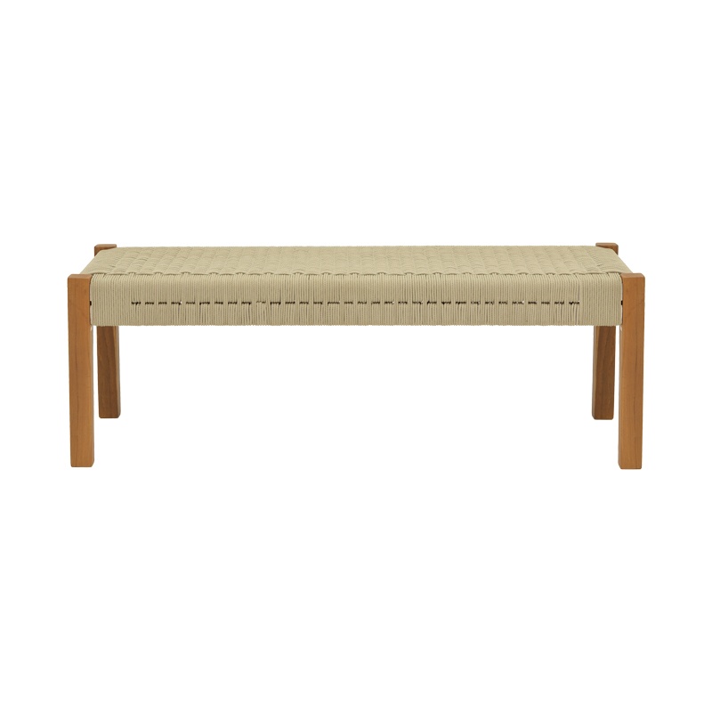 Masa Uma Boho, Pako World, Lemn de tec, Natural, 150x45x40 cm - 2 | YEO