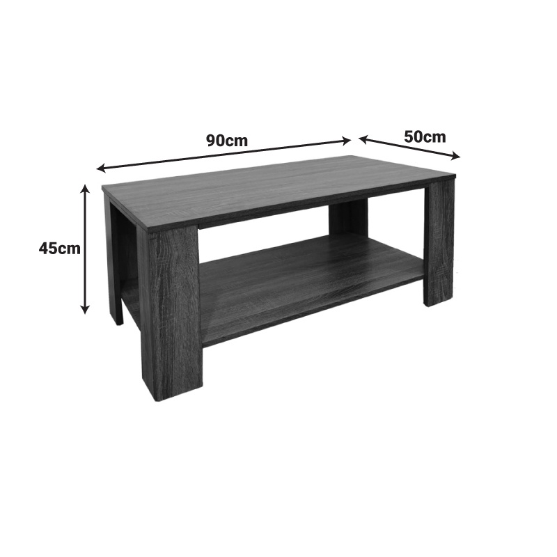 Masuta de cafea Votalo I Nuc 90x50x45 cm - 4 | YEO