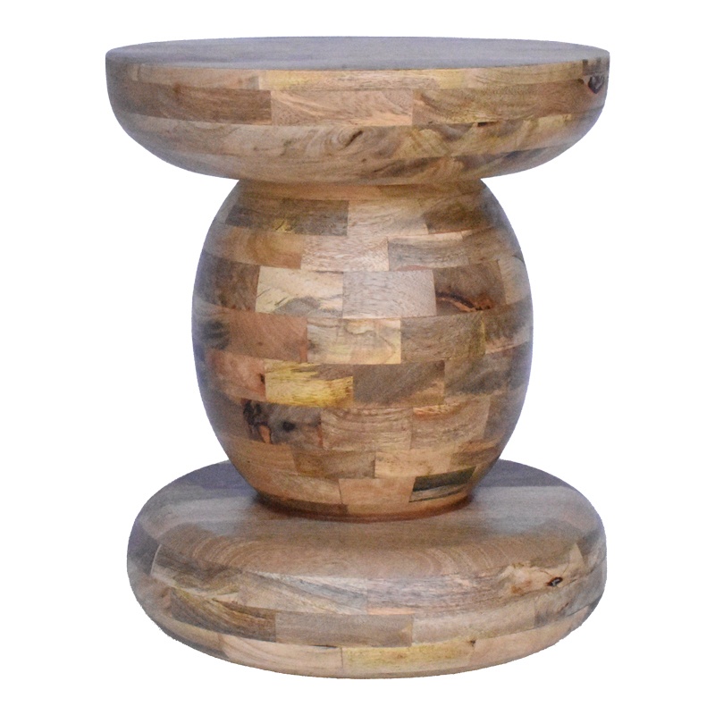 Masuta laterala, Zanze, Pako, Nuc 40x40x50 cm - 4