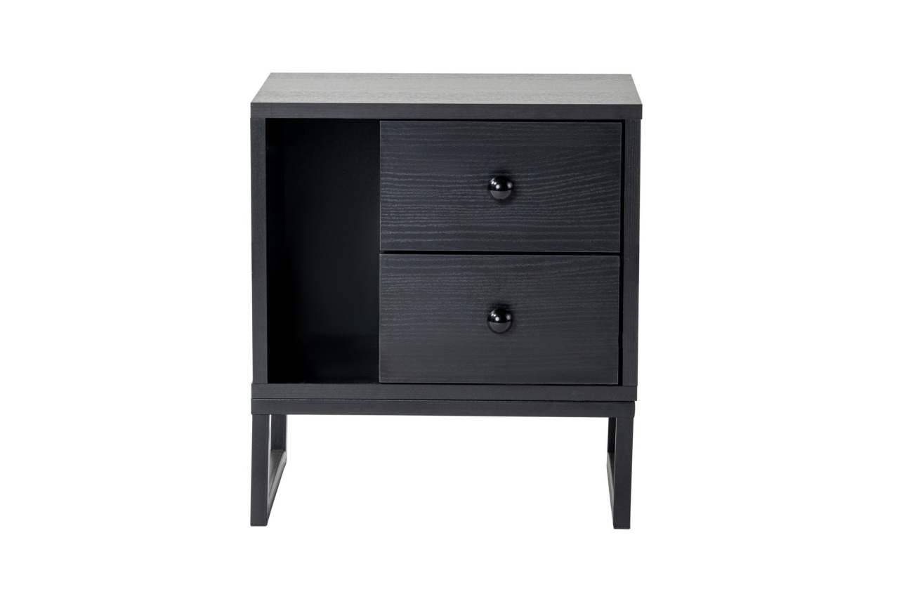 Noptiera Glimmer Negru - 4 | YEO