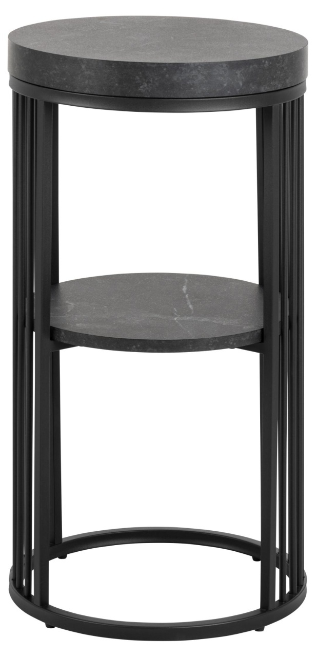 Noptiera Strington, Negru, 65x35x35 cm - Imagine 4
