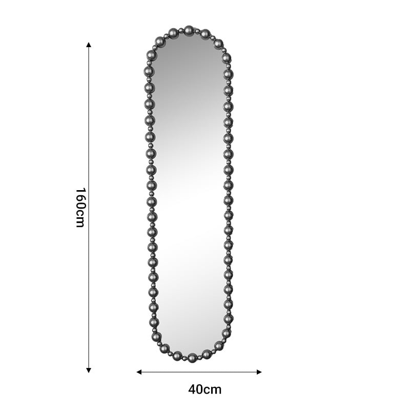 Oglinda Baris aurie metalica 40x4.5x160 cm