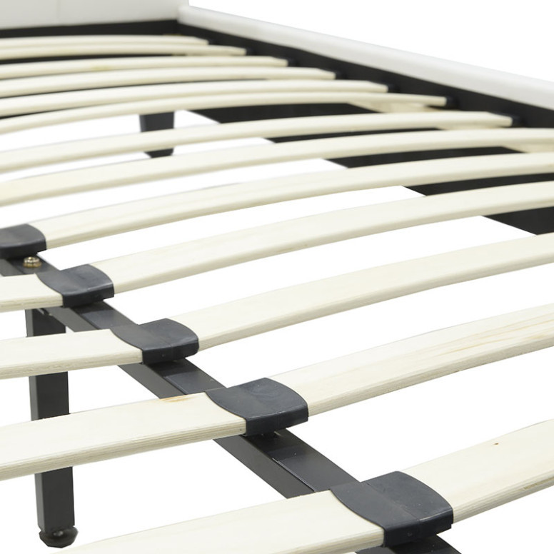 Pat dublu 150x200 cm Nevil 569 Alb mat