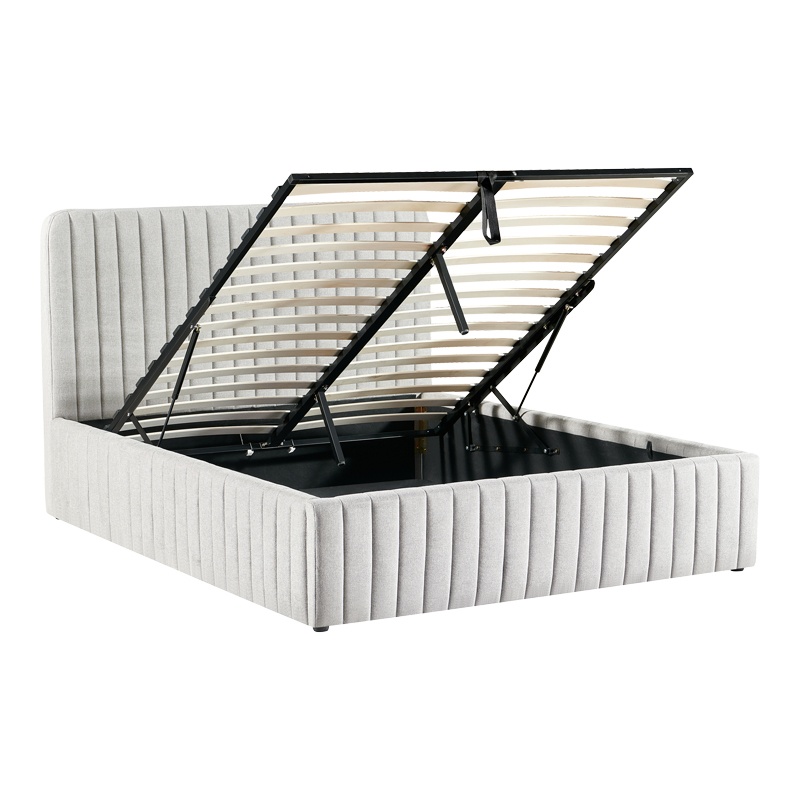 Pat dublu Zilin Pako World Gri 160x200x20 cm - 2 | YEO
