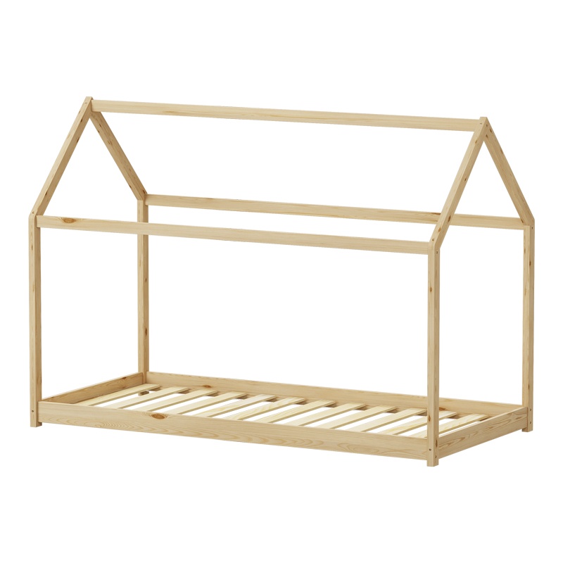 Pat pentru copii Nino Montessori, Pako World, Natural, 90x190 cm - 2 | YEO