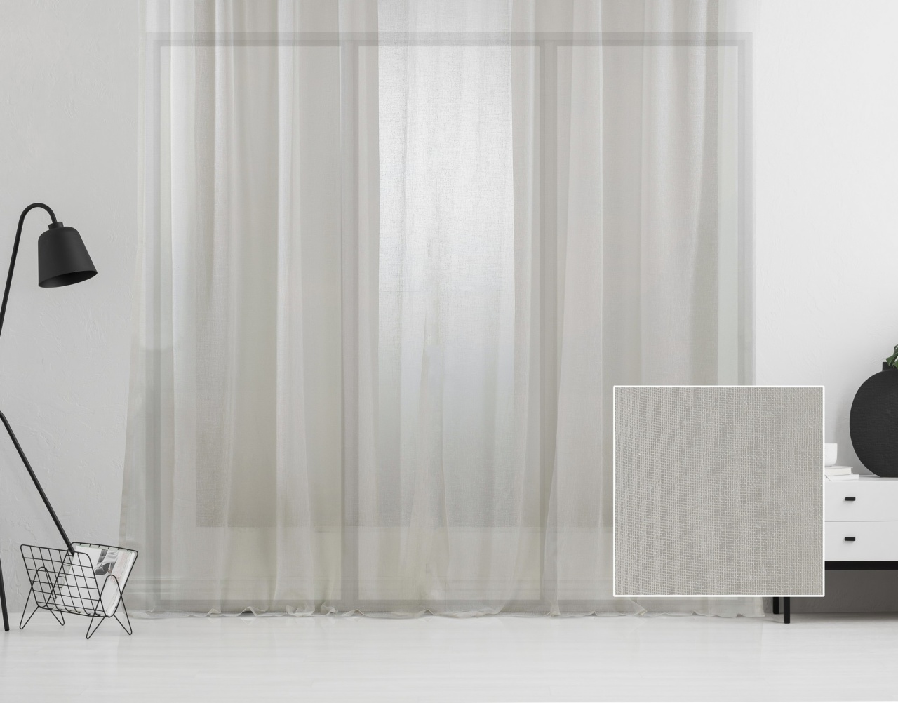 Perdea AS-10305 Bej 140x200 cm - 1 | YEO