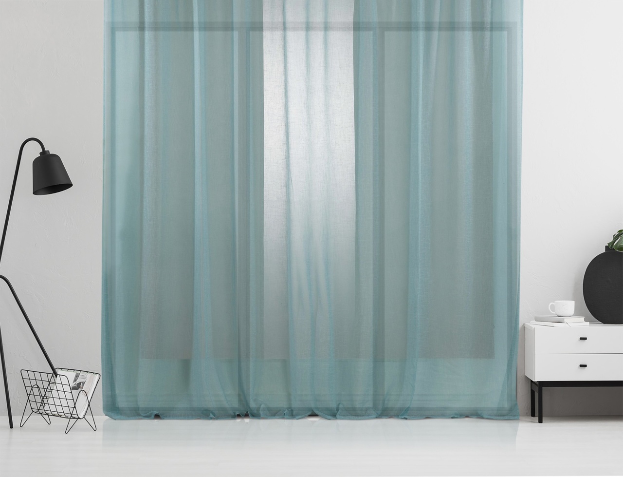 Perdea AS-10305 Turcoaz 140x350 cm - 1 | YEO