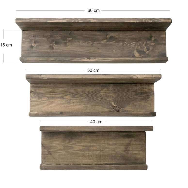 Raft de Perete RAF118 Walnut