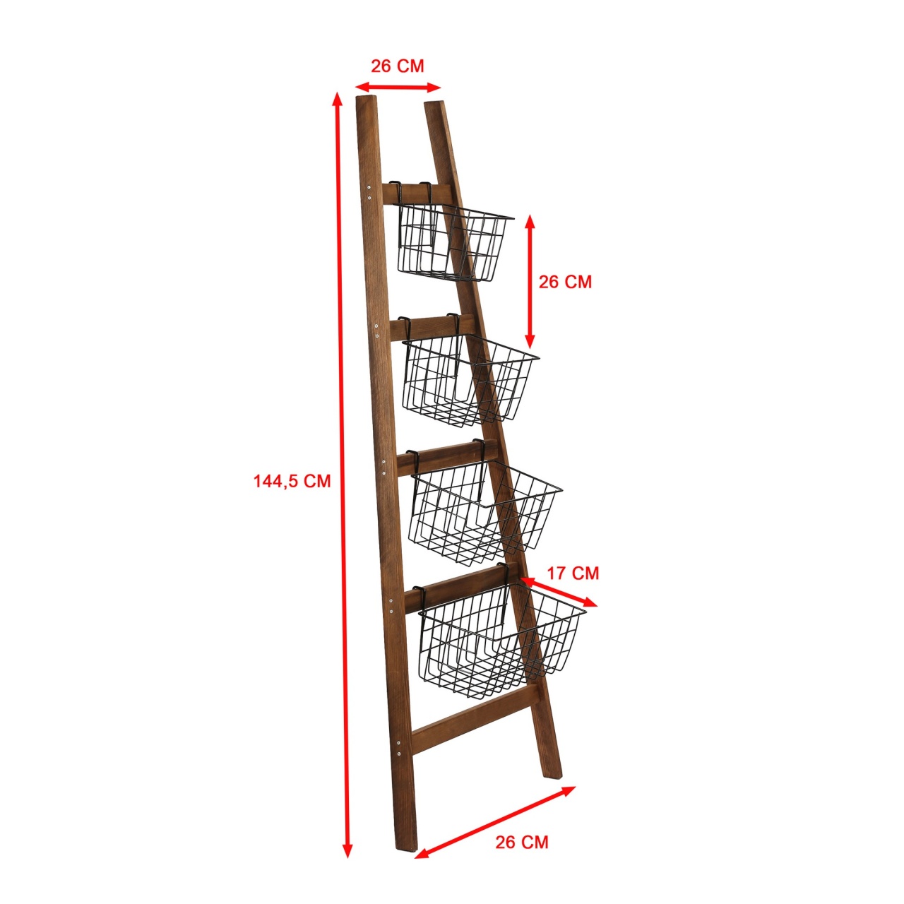 Raft Miles Stejar 145x60x22 cm