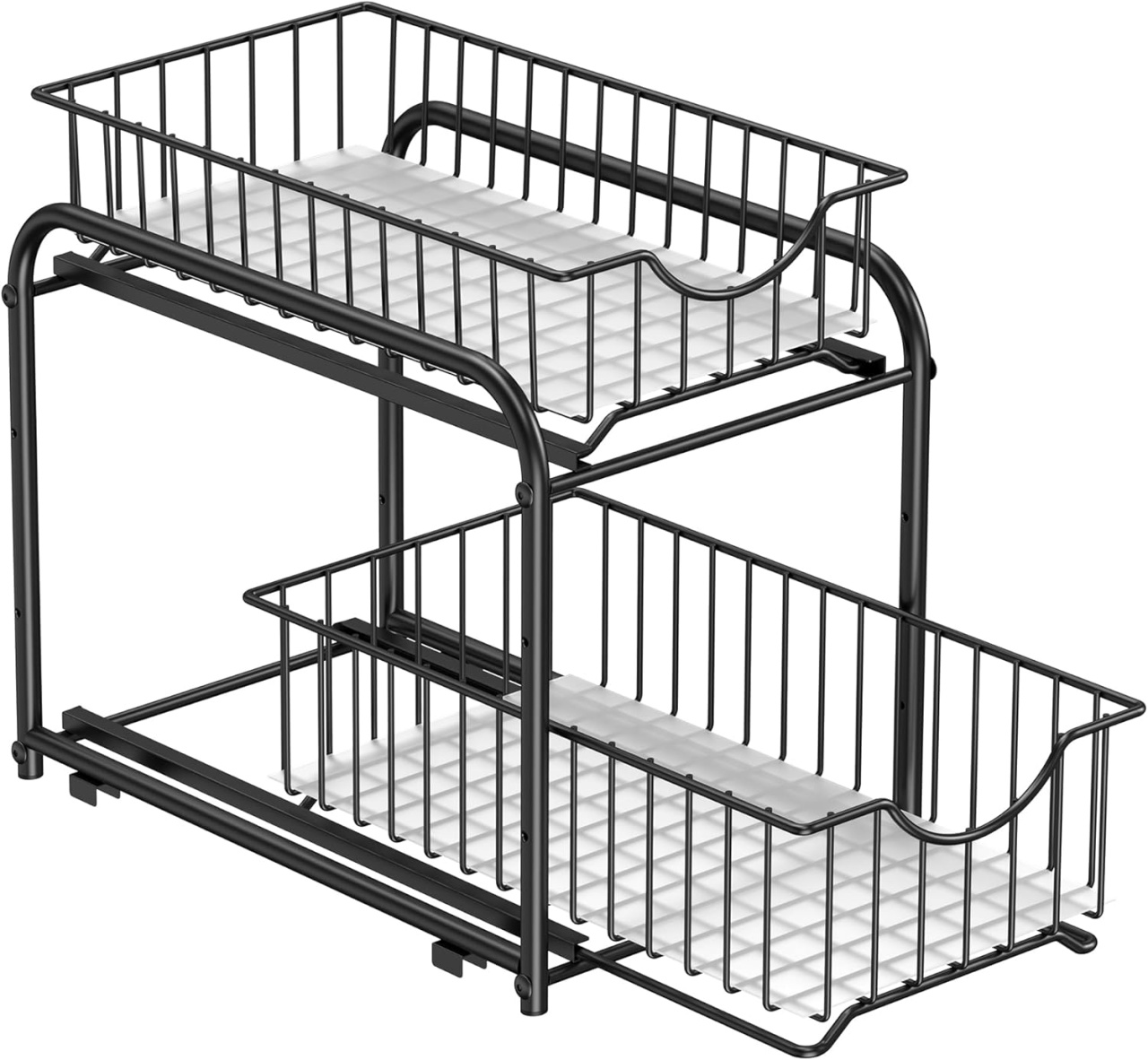 Raft organizator cu sertar Negru Songmics 36x21x31.5 cm