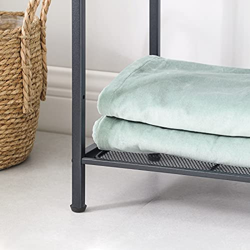 Raft, Songmics, Negru, 38x30x73.5 cm