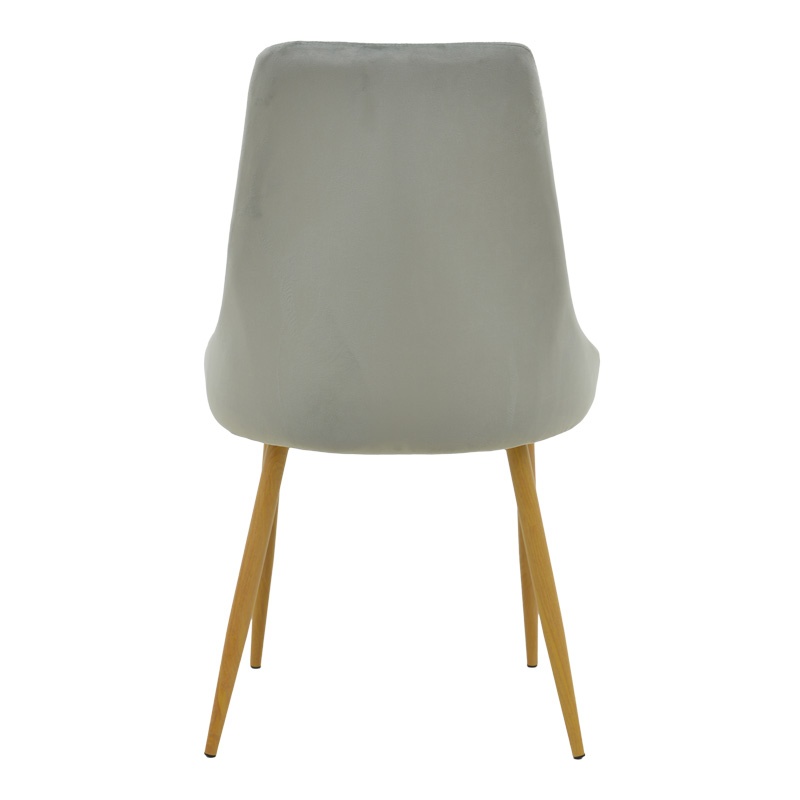 Scaun Azori, Pako World, Catifea, Gri, 49x55x85 cm - 4 | YEO