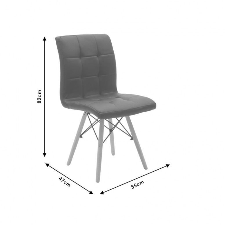 Scaun Cian Negru - 6 | YEO