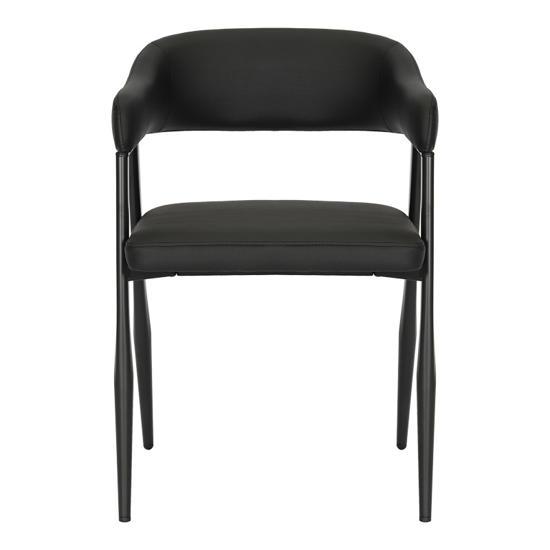 Scaun cu brate Sezan Negru 56x55x78 cm - 4 | YEO