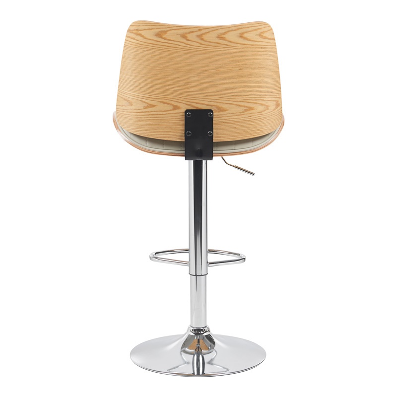 Scaun de bar Amani Bej 50.5x54x107.5 cm - 4 | YEO