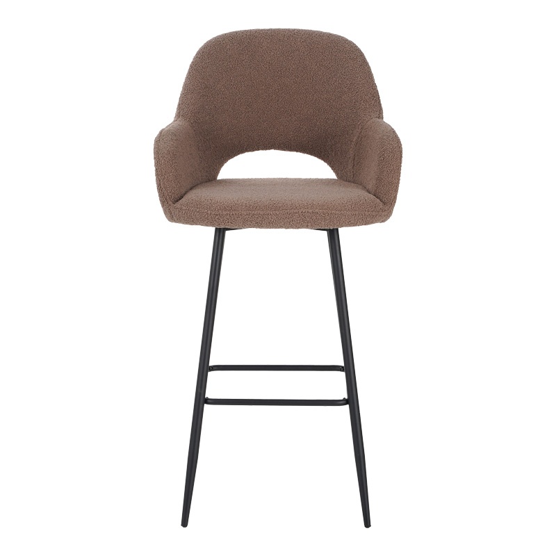 Scaun de bar Renish, Pako World, Cappuccino, 51x57x114 cm - 3 | YEO