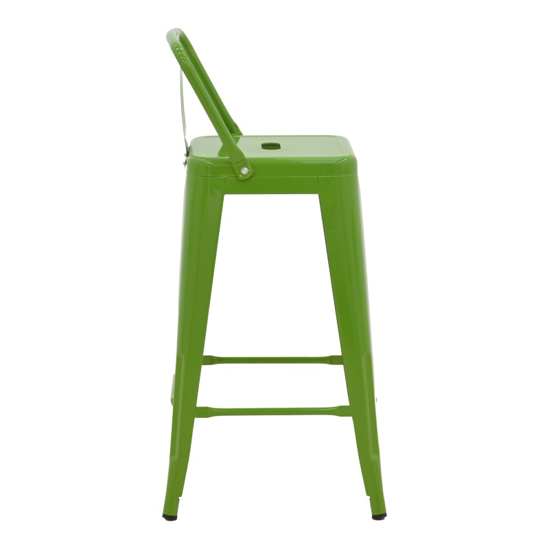 Scaun de bar Utopia Verde 42x42x86 cm - 3 | YEO