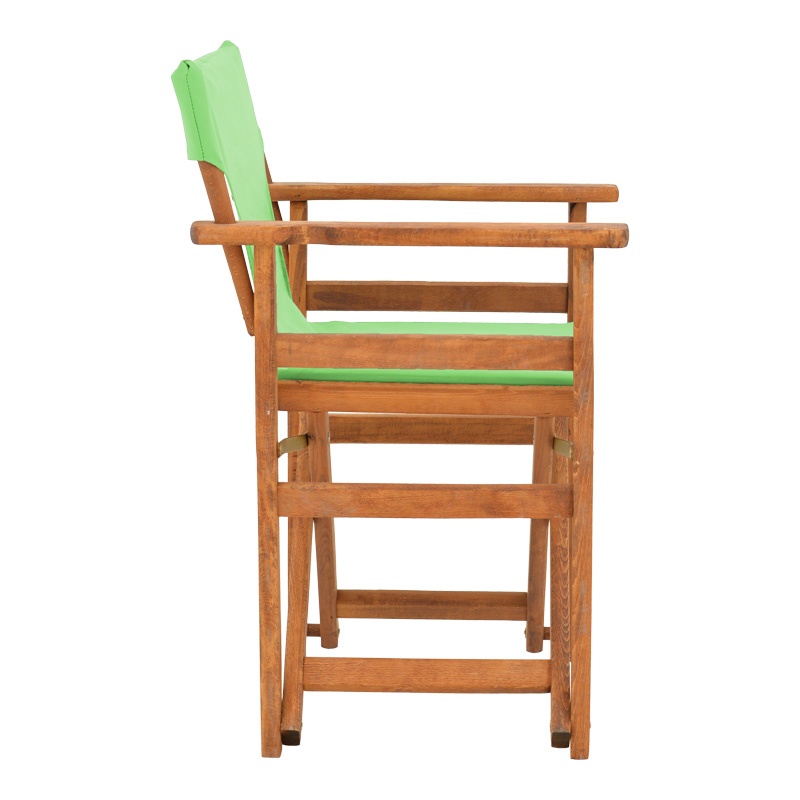Scaun de regizor Kompa, Pako World, Lemn masiv de fag, Textil, Verde-Nuc - 2 | YEO